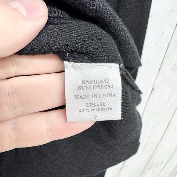 Twelfth Street by Cynthia Vincent Sweater Women Sz PS Ruffle Neck Long Sleeve - Picture 4 of 9